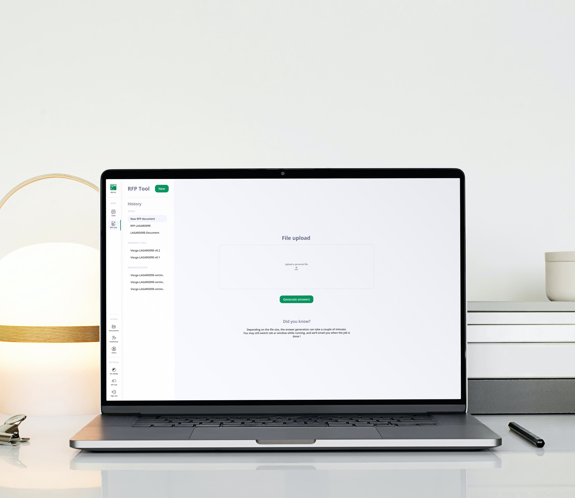 Projet BNP Paribas - IA, Plateforme